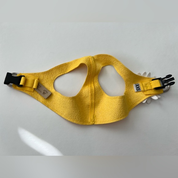 Susan Lanci Yellow Step-In Harness with Crystal Daisy (XXS) - Picture 3 of 4